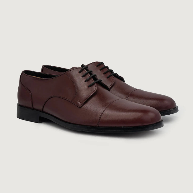 Attorney Derby Kastanienbraun Leather Shoes für Herren