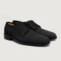 Dirk Brogues Derby Schwarz Nubuck Lederschuhe für Herren