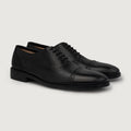 Grauson Brogues Oxford Schwarz Lederschuhe für Herren