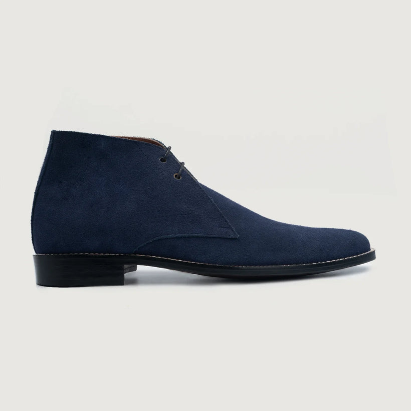 Corry Chukka Midnight Blau Suede Leather Boots für Herren