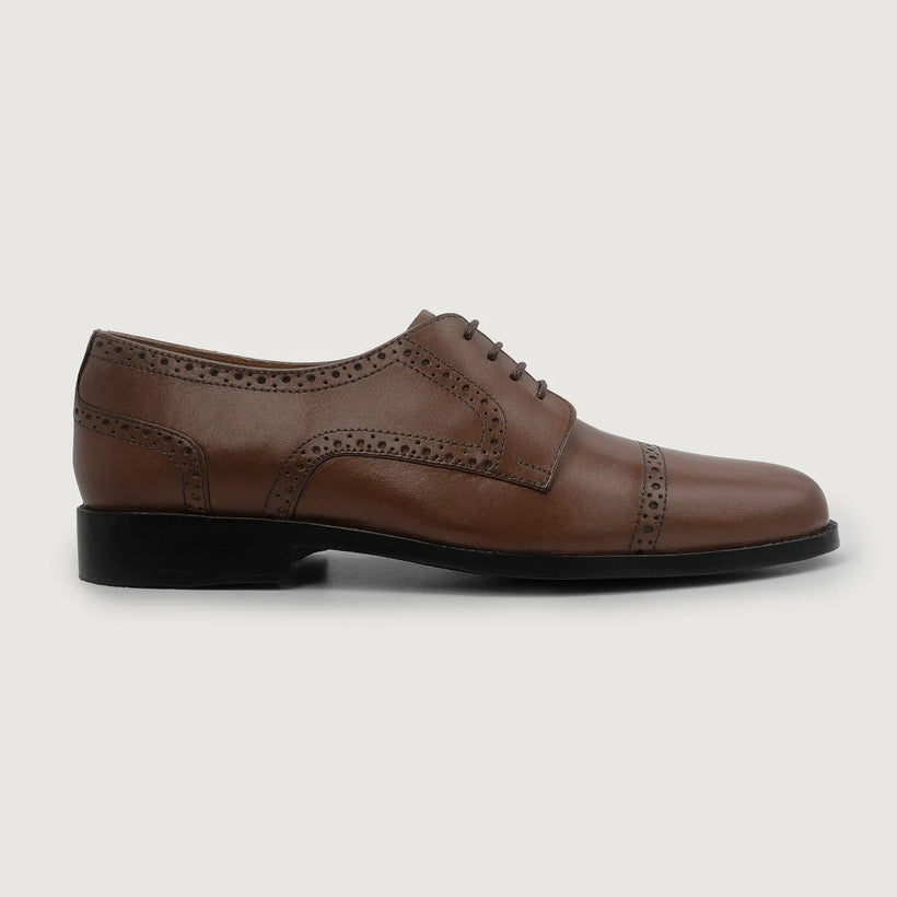 Dirk Brogues Derby Braun Leather Shoes für Herren