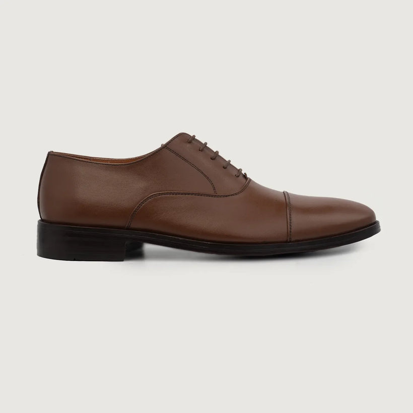 Professor Oxford Braun Leather Shoes für Herren