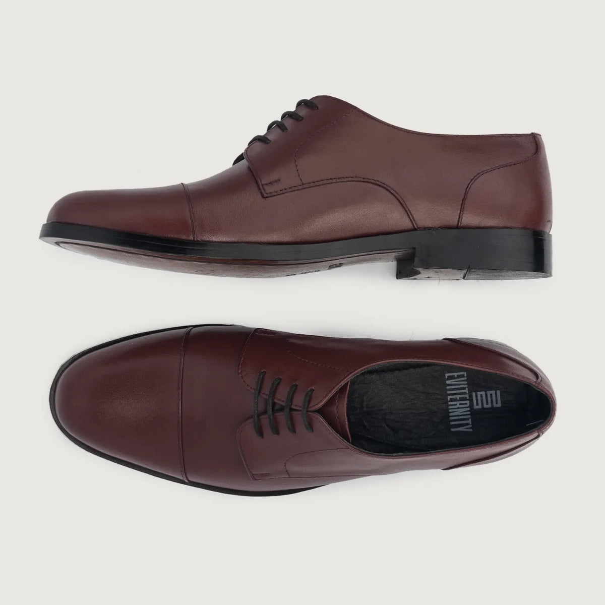 Attorney Derby Kastanienbraun Lederschuhe für Herren For Men - Verstärkte Fersenkappe & präzise Doppelnaht