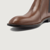 Cushioned Leather Insole & Ergonomic Arch Support Construction Detail