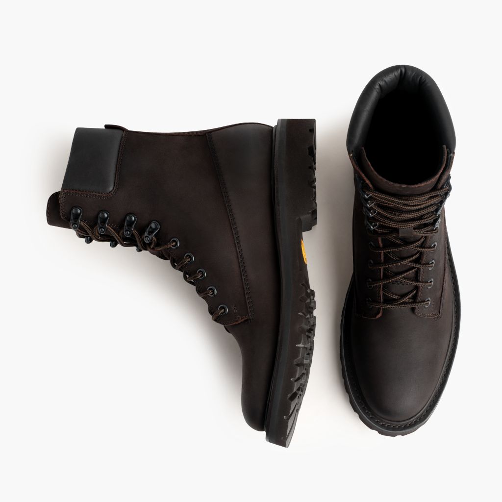 Explorer Rocky Road Lederstiefel für Herren - Verstärkte Fersenkappe & präzise Doppelnaht