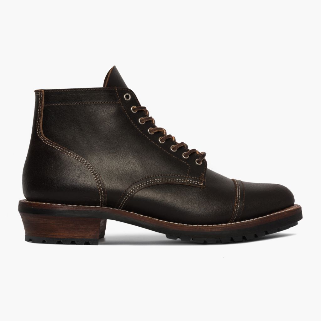 Classic Full-Grain leather Boots - Rahmengenähte Goodyear-Welt-Konstruktion & vordere Zehenkappe