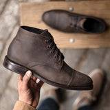 Styled On-Foot Perspective Demonstrating Ankle Fit & Silhouette on Model