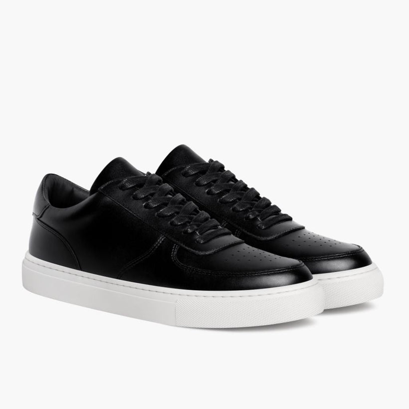 Court Schwarz Leather Sneakers für Damen