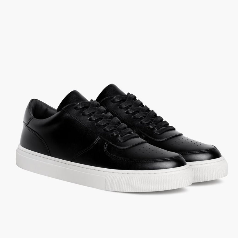 Court Schwarz Leather Sneakers für Herren