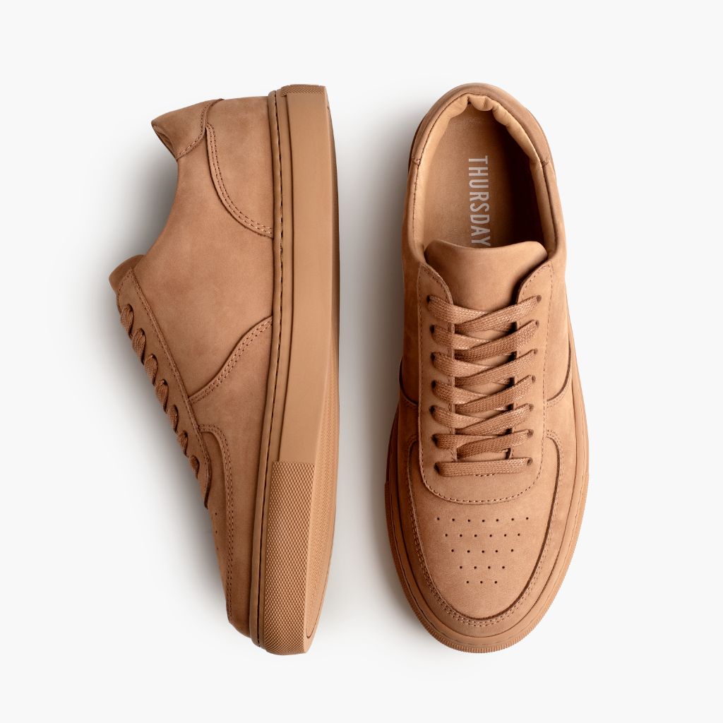 Court Clay Leder-Sneaker für Herren - Verstärkte Fersenkappe & präzise Doppelnaht