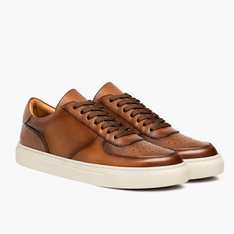 Court Toffee x Off-Weiß Leather Sneakers für Herren