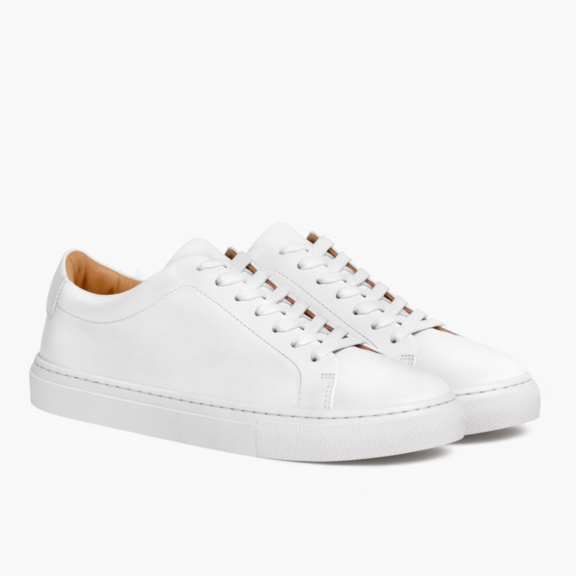 Encore Weiß Leather Sneakers für Damen