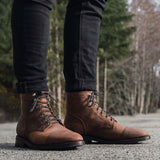 Authentic Full-Grain Leather Grain Depth & Pull-Up Patina Texture Detail