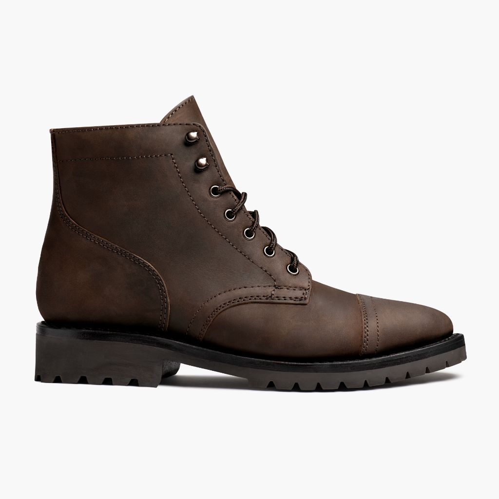 Classic Full-Grain leather Boots - Rahmengenähte Goodyear-Welt-Konstruktion & vordere Zehenkappe