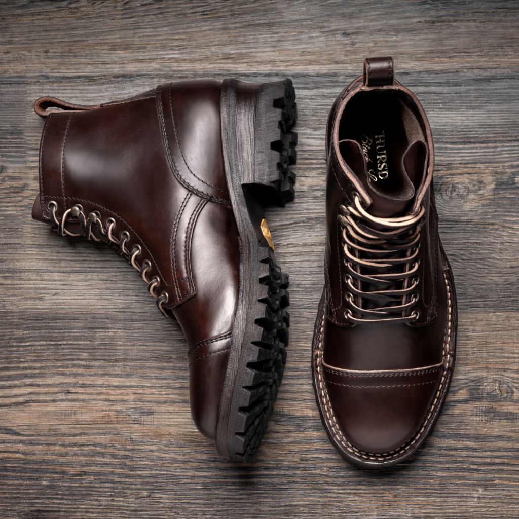Challenger Braun CXL Lederstiefel für Herren - Verstärkte Fersenkappe & präzise Doppelnaht