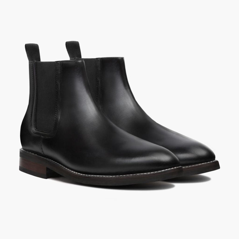 Duke Schwarz Leather Boots für Herren