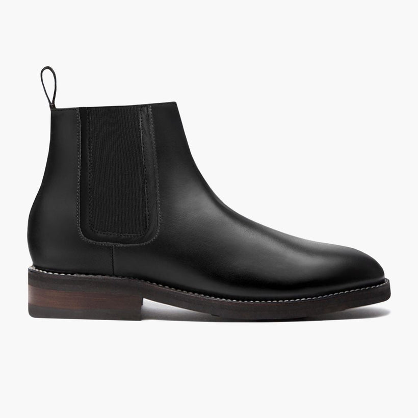 Duke Schwarz Leather Boots für Herren