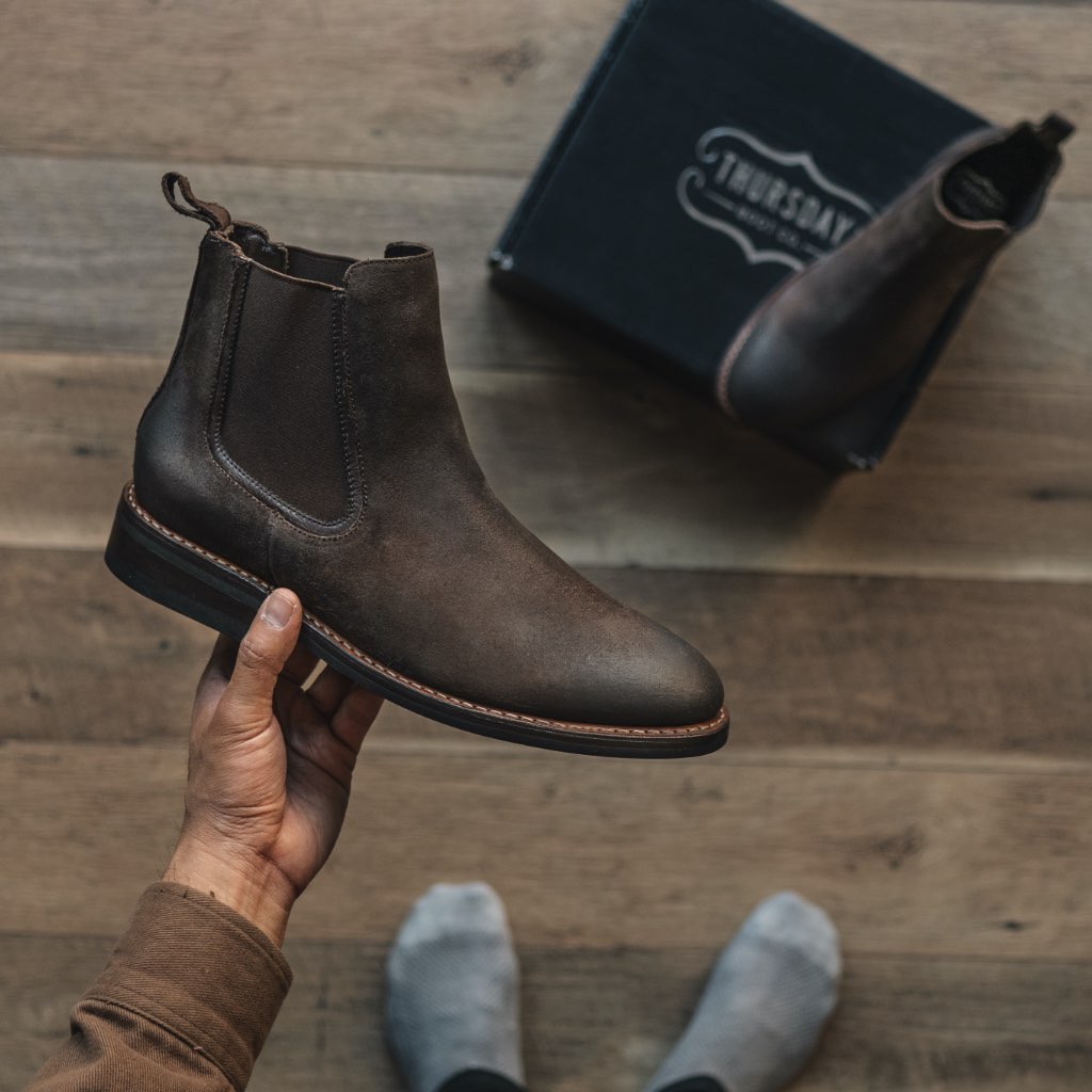 Styled On-Foot Perspective Demonstrating Ankle Fit & Silhouette on Model