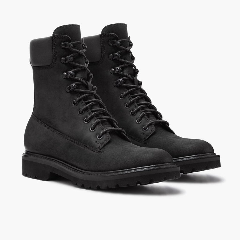 Explorer Schwarz Matte Leather Boots für Herren
