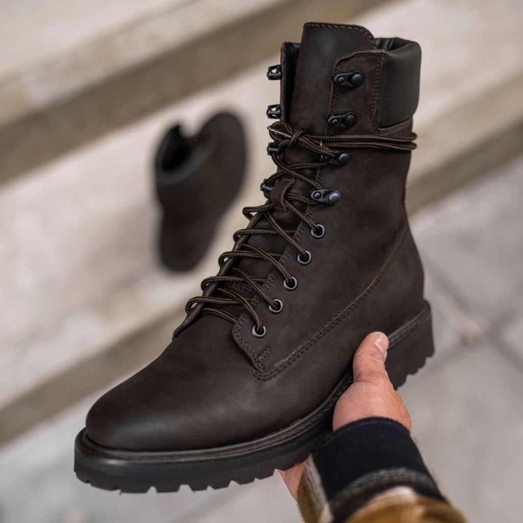 Styled On-Foot Perspective Demonstrating Ankle Fit & Silhouette on Model