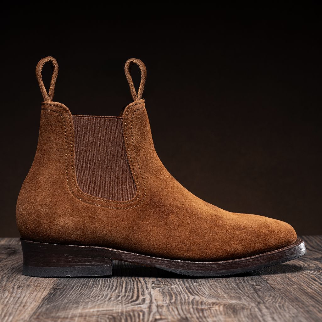 Classic Full-Grain leather Boots - Rahmengenähte Goodyear-Welt-Konstruktion & vordere Zehenkappe