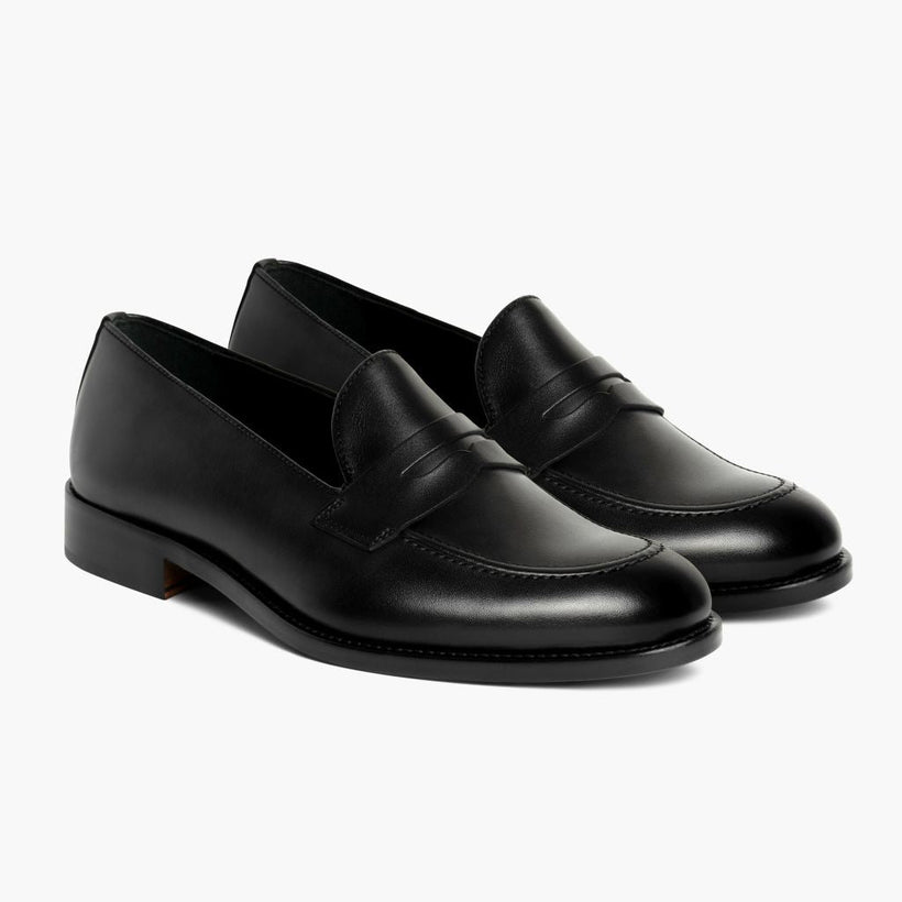 Lincoln Schwarz Leather Sneakers für Herren