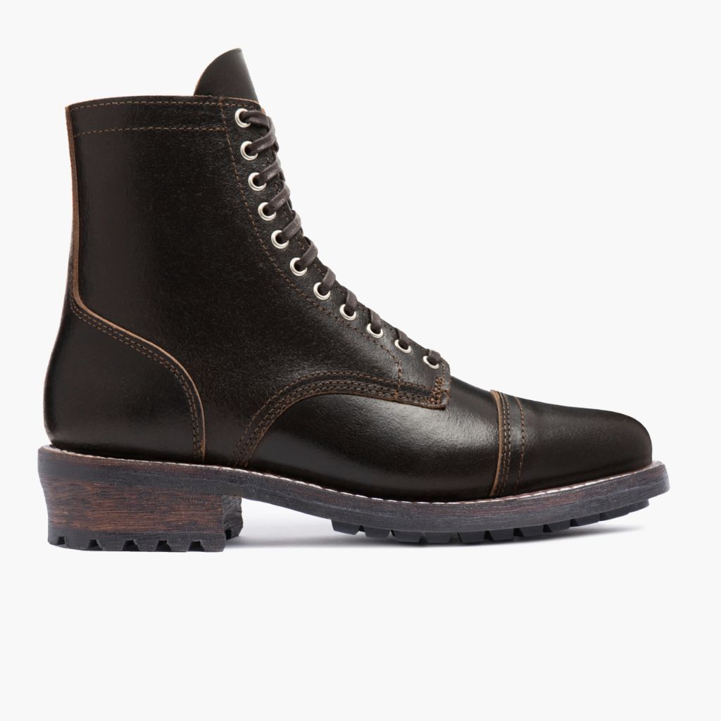Classic Full-Grain leather Boots - Rahmengenähte Goodyear-Welt-Konstruktion & vordere Zehenkappe