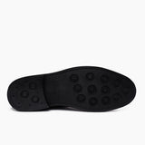 High-Traction Rubber Outsole & Lug Tread Pattern on Duke Brown Leather Boots
