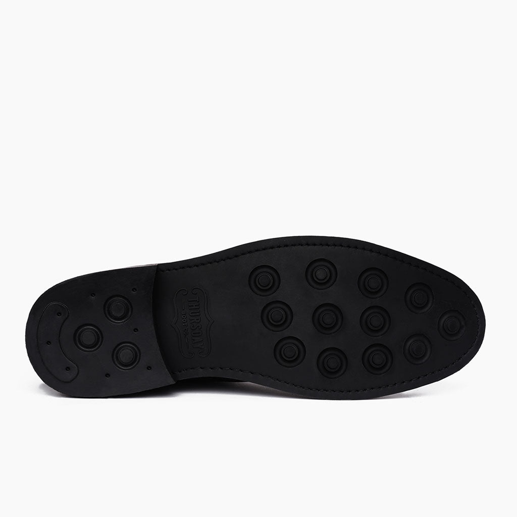 High-Traction Rubber Outsole & Lug Tread Pattern on Captain Arizona-Adobe Lederstiefel für Herren