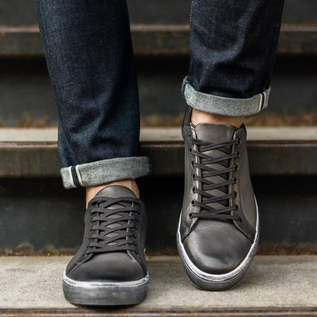 Styled On-Foot Perspective Demonstrating Ankle Fit & Silhouette on Model