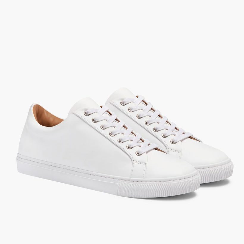 Premier Low Top Weiß Leather Sneakers für Herren