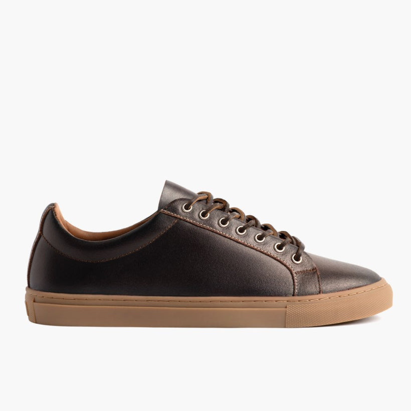 Premier Low Top Cacao Leather Sneakers für Herren