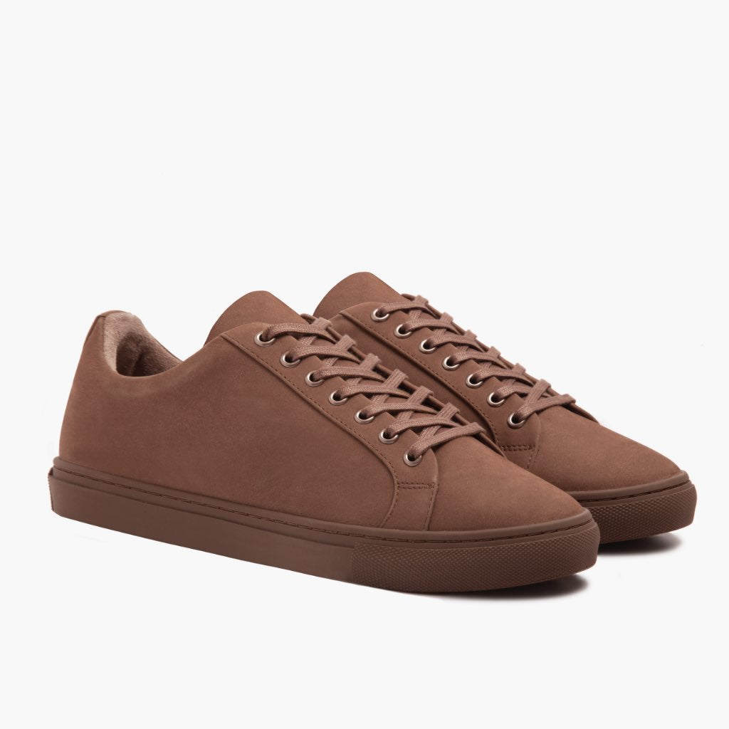 Premier Low Top Pebble Leder-Sneaker für Herren For Men in Classic Full-Grain Leather - Seitenansicht | Online Kaufen
