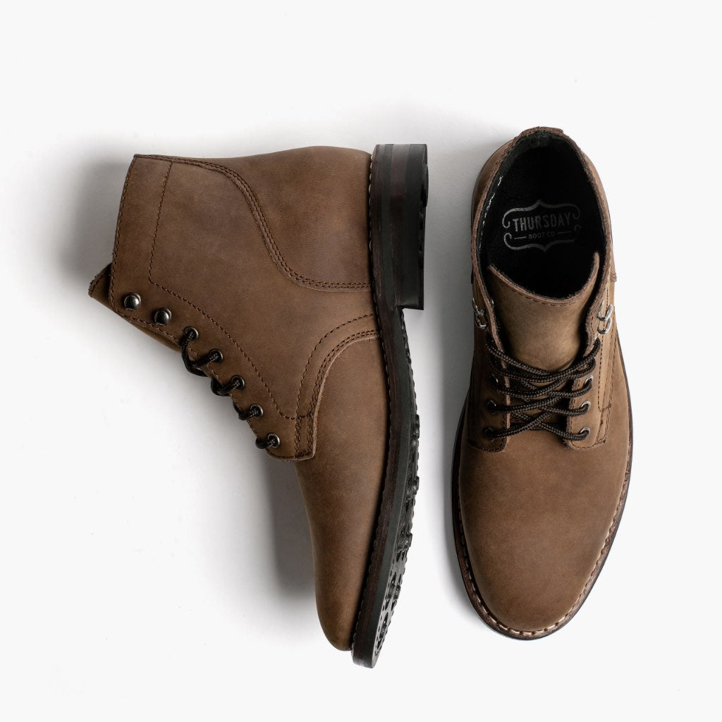 President Saddlewood Lederstiefel für Herren For Men - Verstärkte Fersenkappe & präzise Doppelnaht