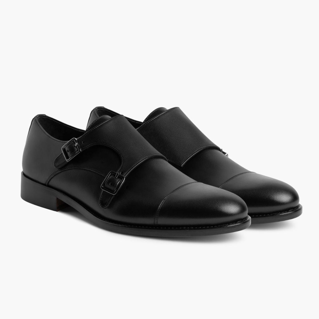Saint Schwarz Leder-Loafer für Herren For Men in schwarzem Rindleder - Seitenansicht | Online Kaufen