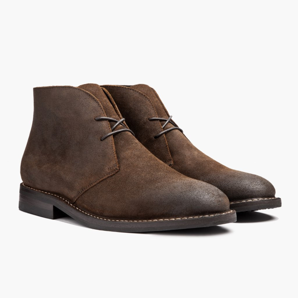 Scout Mokka Lederstiefel für Herren For Men in Mocha Full-Grain Leather - Seitenansicht | Online Kaufen
