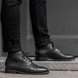 Cushioned Leather Insole & Ergonomic Arch Support Construction Detail