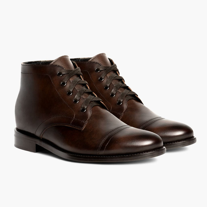 Cadet Rich Mahogany Leather Boots für Herren