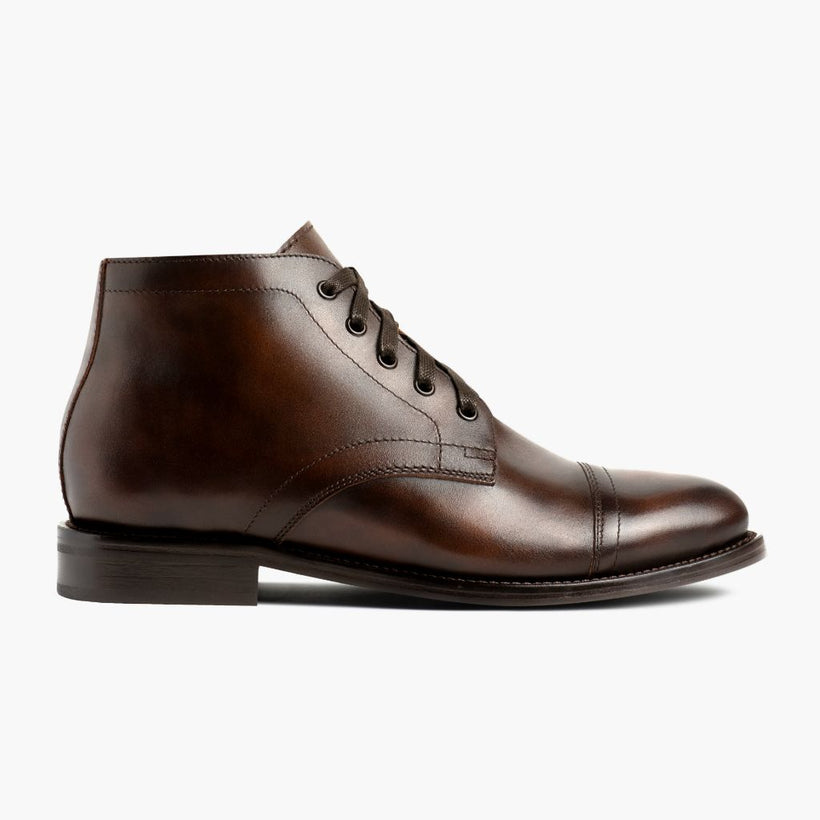 Cadet Rich Mahogany Leather Boots für Herren