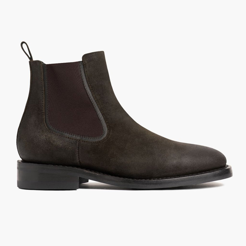 Duke Dark Olive Suede Leather Boots für Herren