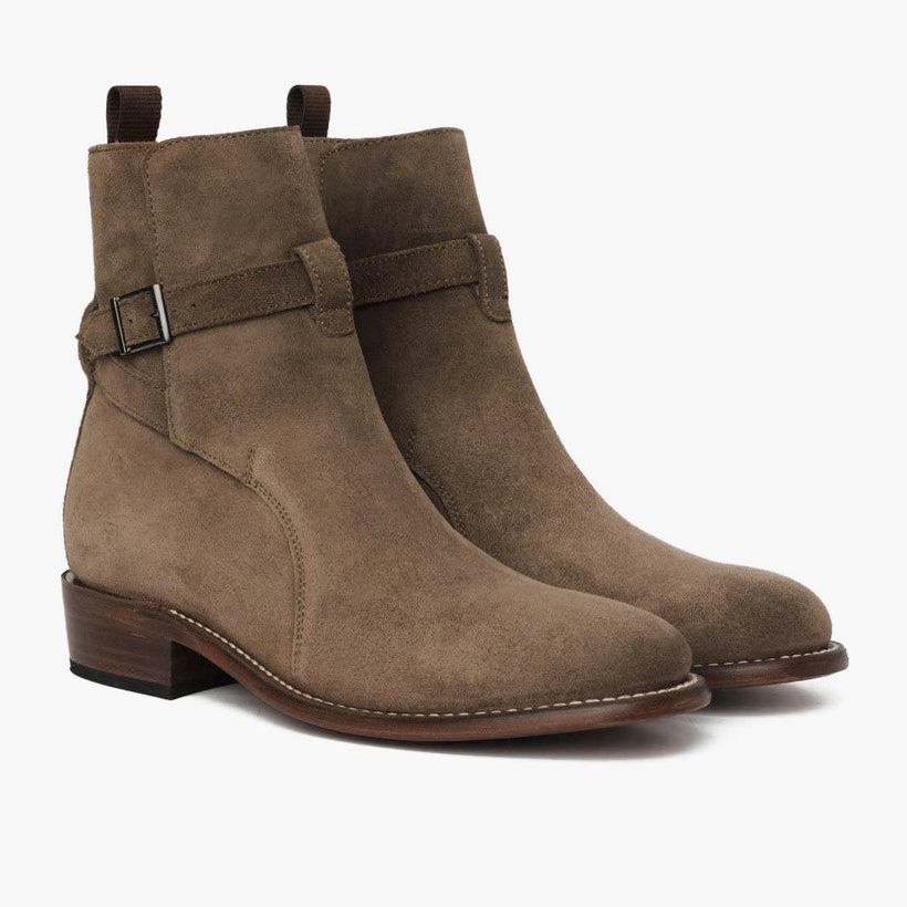 Rogue Taupe Leather Boots für Herren