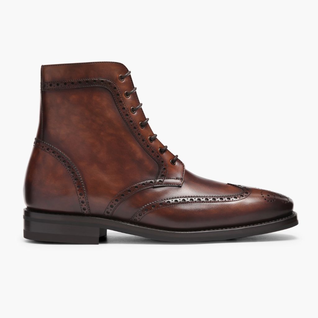 Classic Full-Grain leather Boots - Rahmengenähte Goodyear-Welt-Konstruktion & vordere Zehenkappe
