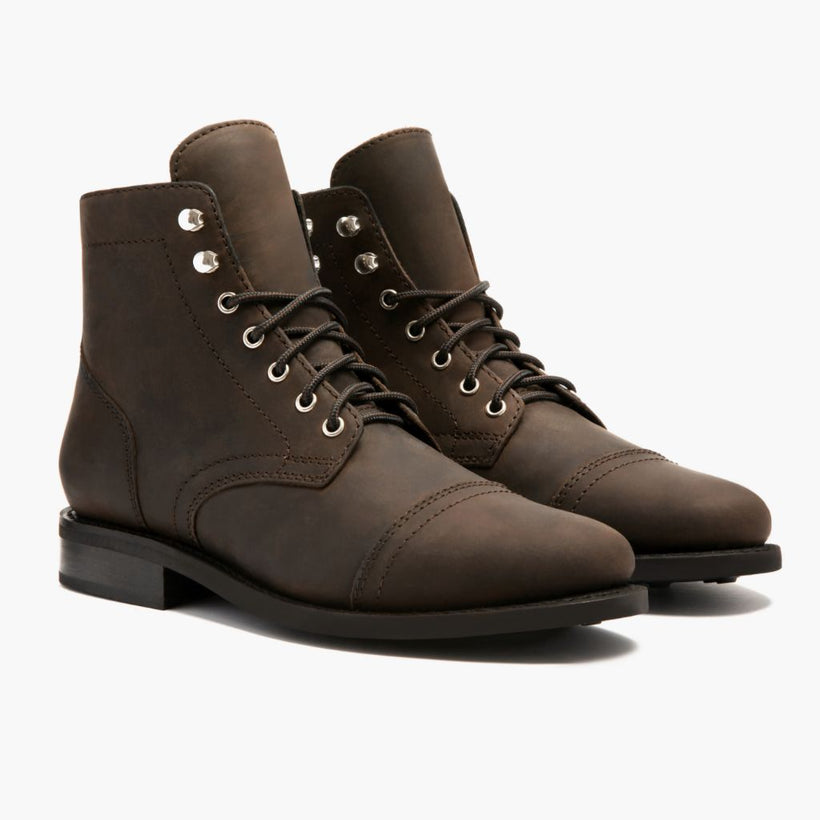 Captain Tobacco Leather Boots für Damen