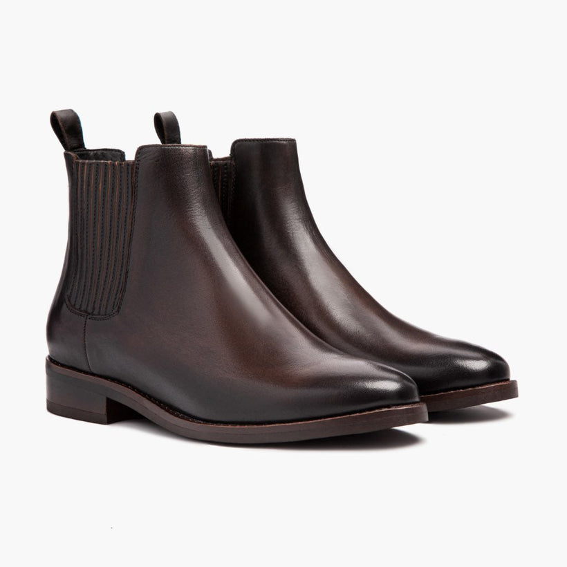 Dreamer Schwarz Coffee Leather Boots für Damen