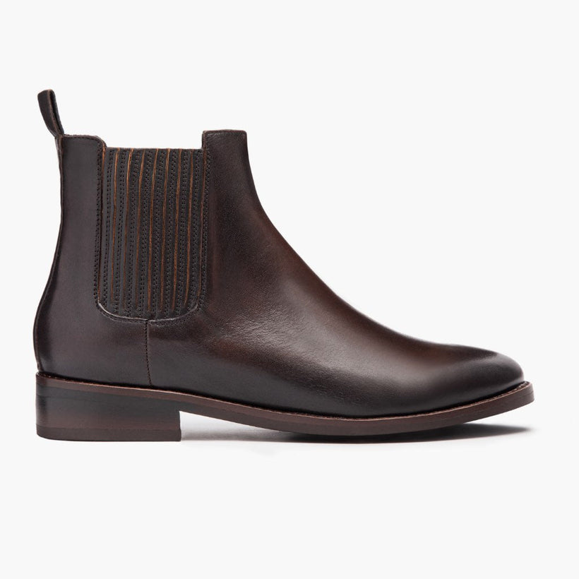 Dreamer Schwarz Coffee Leather Boots für Damen
