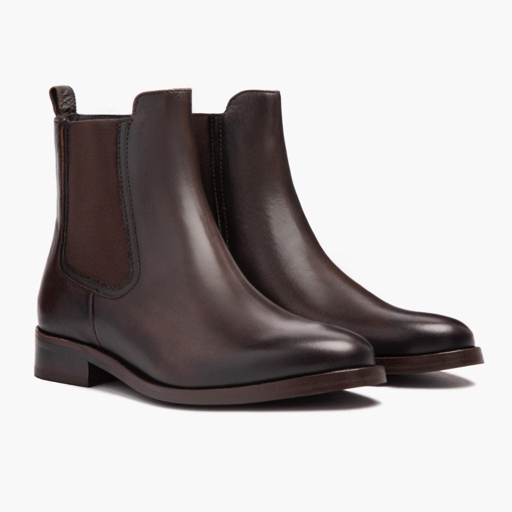 Black Full-Grain leather Boots - Rahmengenähte Goodyear-Welt-Konstruktion & vordere Zehenkappe