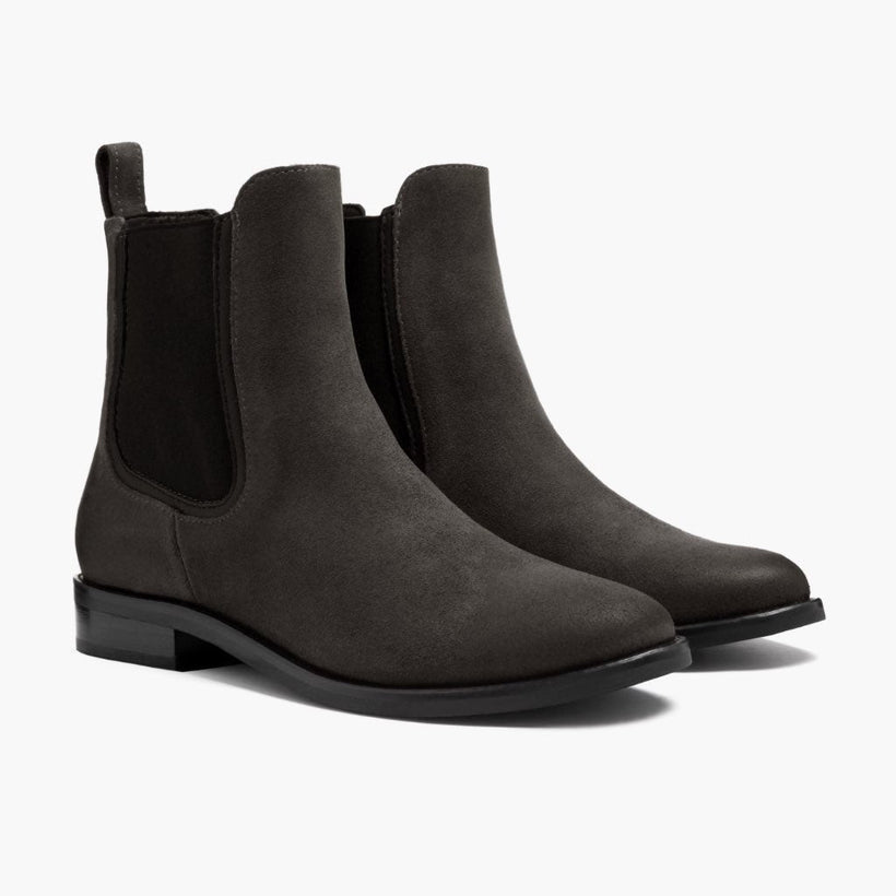 Duchess Shadow Grau Leather Boots für Damen