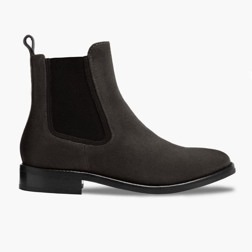 Duchess Shadow Grau Leather Boots für Damen
