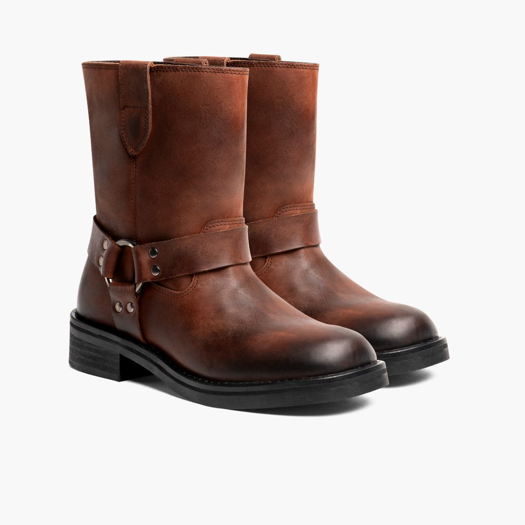 Brown Full-Grain leather Boots - Rahmengenähte Goodyear-Welt-Konstruktion & vordere Zehenkappe