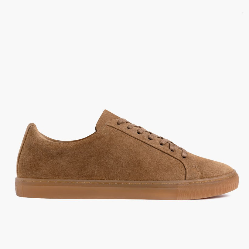 Premier Low Top Camel Leather Sneakers für Damen